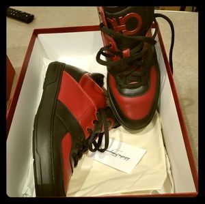 Salvatore Ferragamo red & black